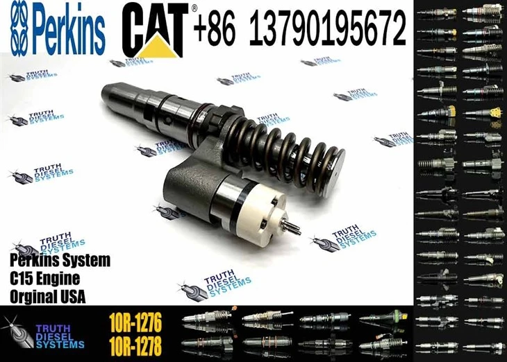 Caterpillar Injector 3512B Excavator Parts 392-0215 Fuel Injector 3920215 10r-1276 10r1276 For Cat 3508b 3512b 3516b3512c 3516c Series Original New Injector price