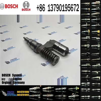 BOSCH Injector D12 Suurepärase kvaliteediga ümbertöödeldud terasest kütusepihusti 0414701086 2599428 Uue originaalpihusti jaoks