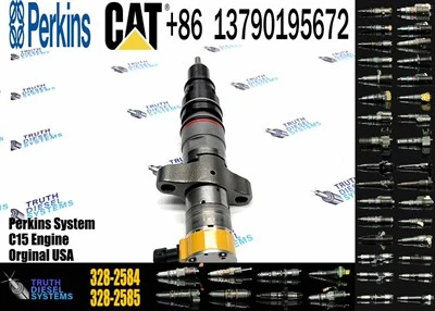 Caterpillari pihusti C7 328-2584 10R-4762 295-1409 3282584 C7 mootor 324D, 325D, 326D, 329D ekskavaatoritele - Uut tüüpi kütusepihusti mootoriosad, originaal, uus pihusti