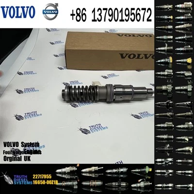 Volvo pihusti Volvo nelja nõelaga rataslaaduriga Volvo kütusepihusti 22717955 BEBE5L08001 MD16 D16 mootori diiselseadme pihusti originaal uus pihusti