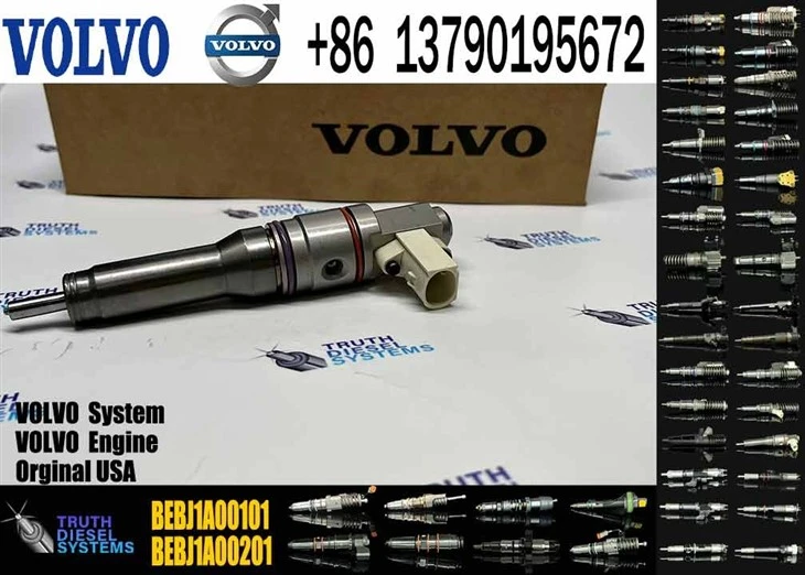 Volvo Injector DAF High Quality And Durable Engine Assembly Components Fuel Injector BEBJ1A00101 1725282 For Cummins Engine Original New Injector factory
